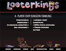 Tablet Screenshot of looterkings.com